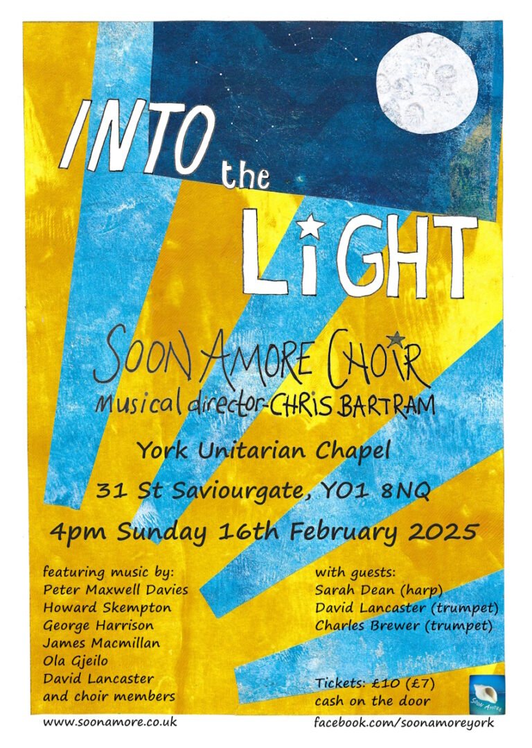 Into the Light concert poster